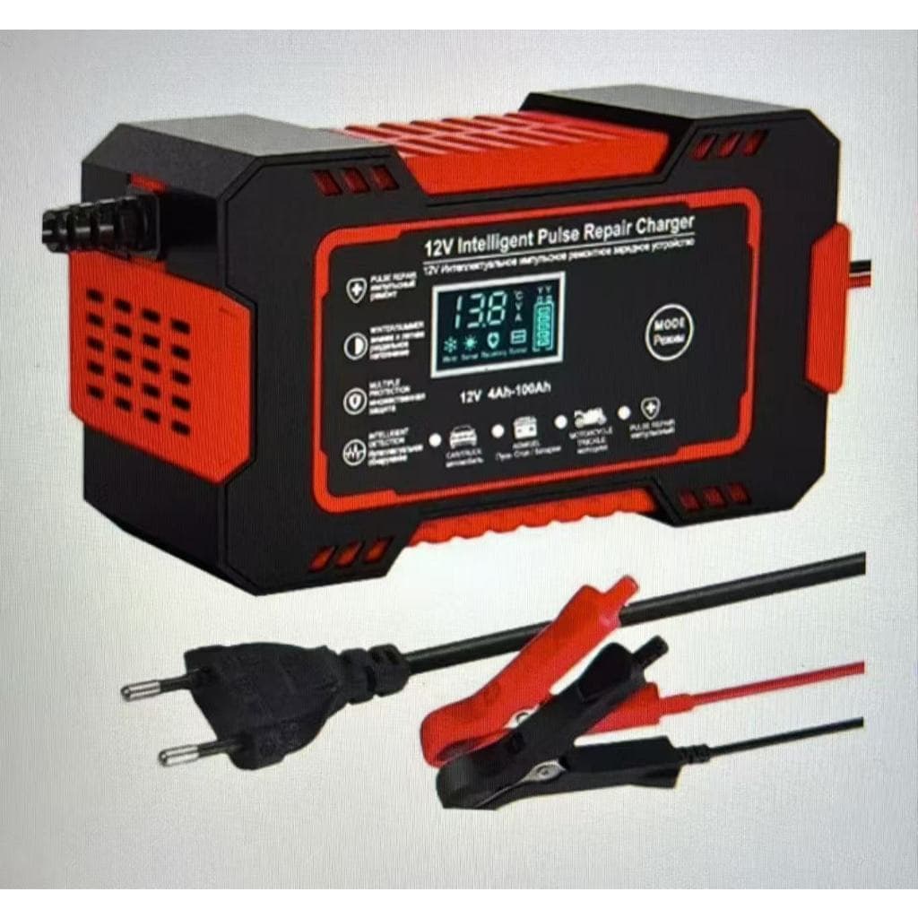 Carregador De Bateria Inteligente De Reparo Do Carro 12v 6A