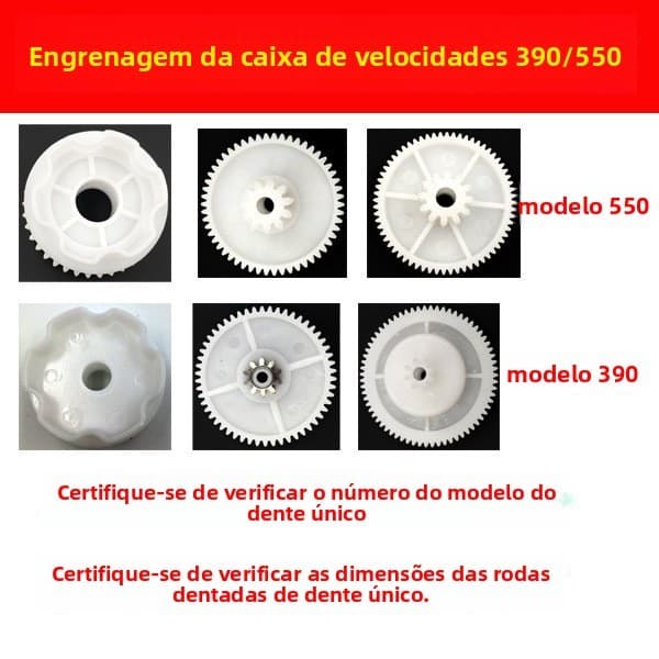 Motor de Carro Elétrico Infantil Universal RS390 RS550 Caixa de Engrenagens Grande Média Pequena Plástico Metal Ferro MR