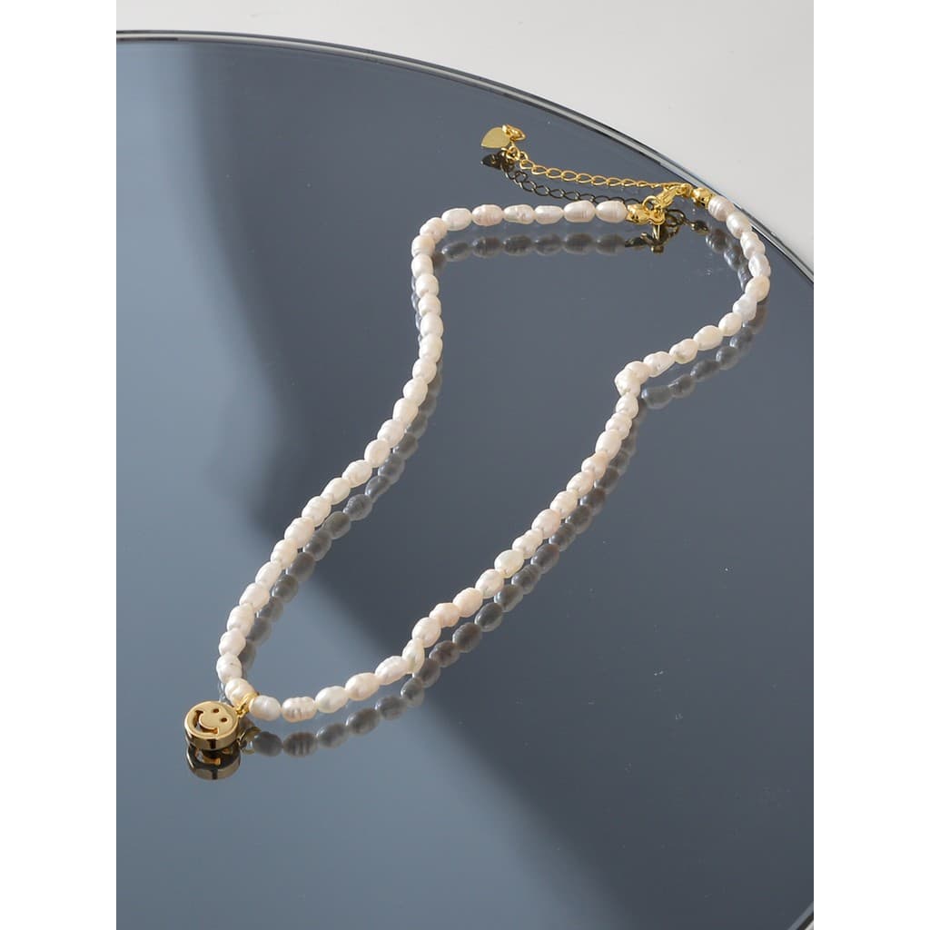 Barroco Natural de água doce Irregular pérola colar luz luxo nicho High-End clavícula corrente presente aniversário esti