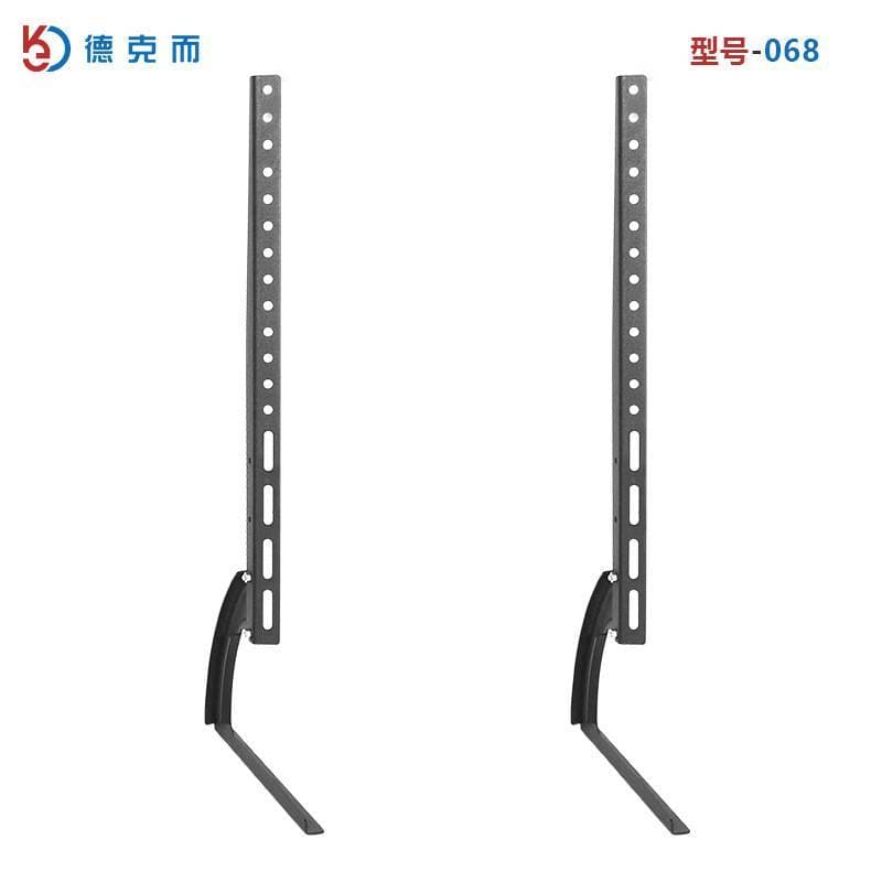 Base de cabide de TV de fábrica Suporte de base de mesa atualizado todo em Metal 80-233cm Suporte de TV pode