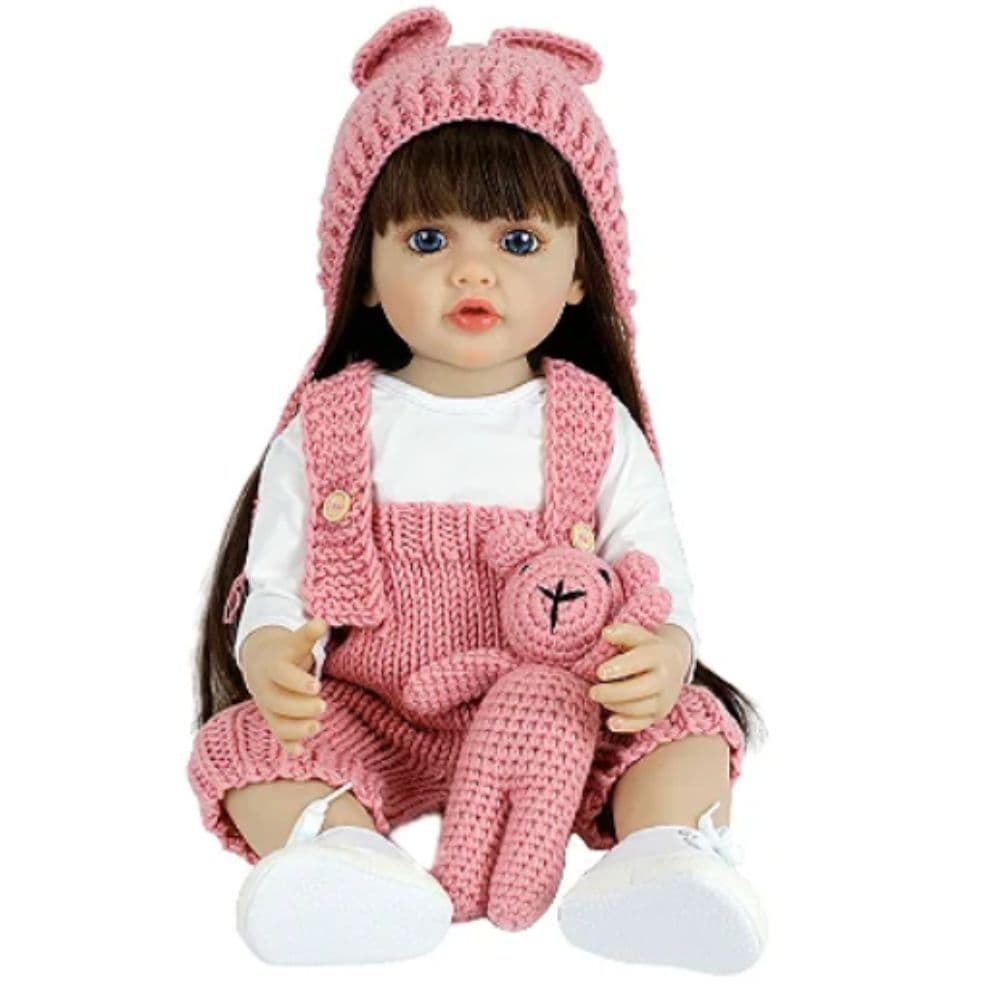 BONECA BEBE REBORN LAURA BABY AURORA 56 CM 100% VINIL - SHINY TOYS
