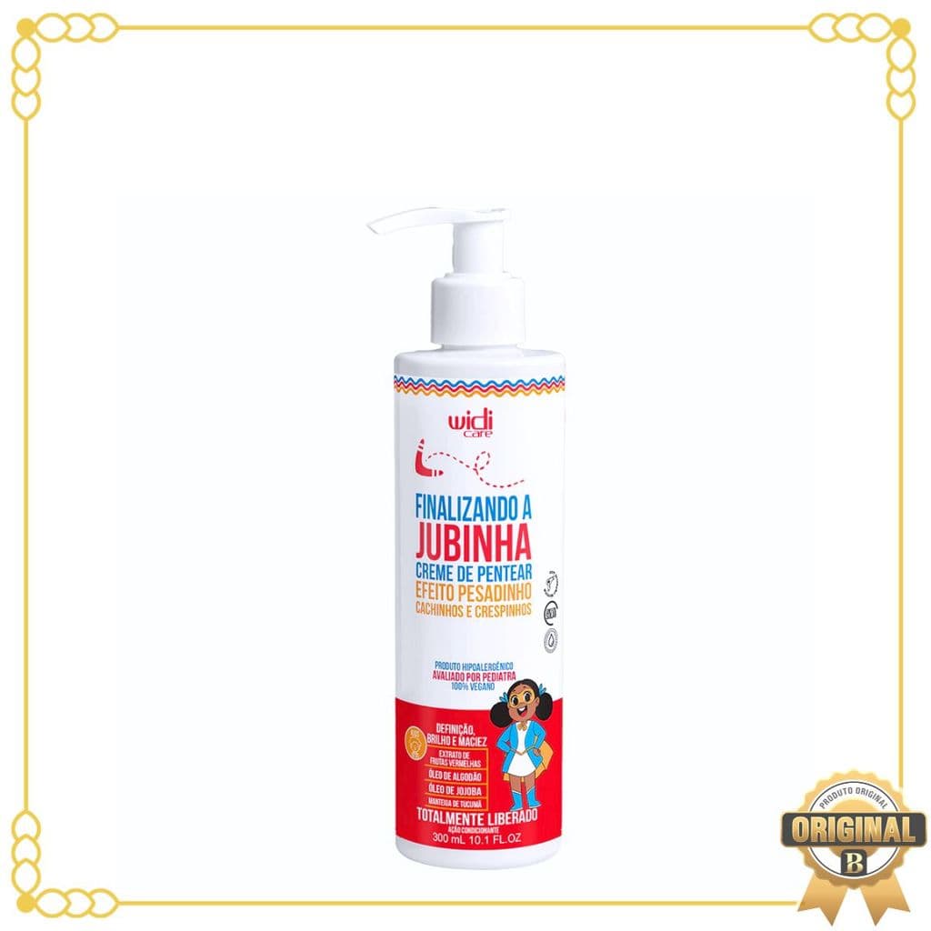 Creme De Pentear Efeito Pesadinho Finalizando A Jubinha 300 ml Widi Care