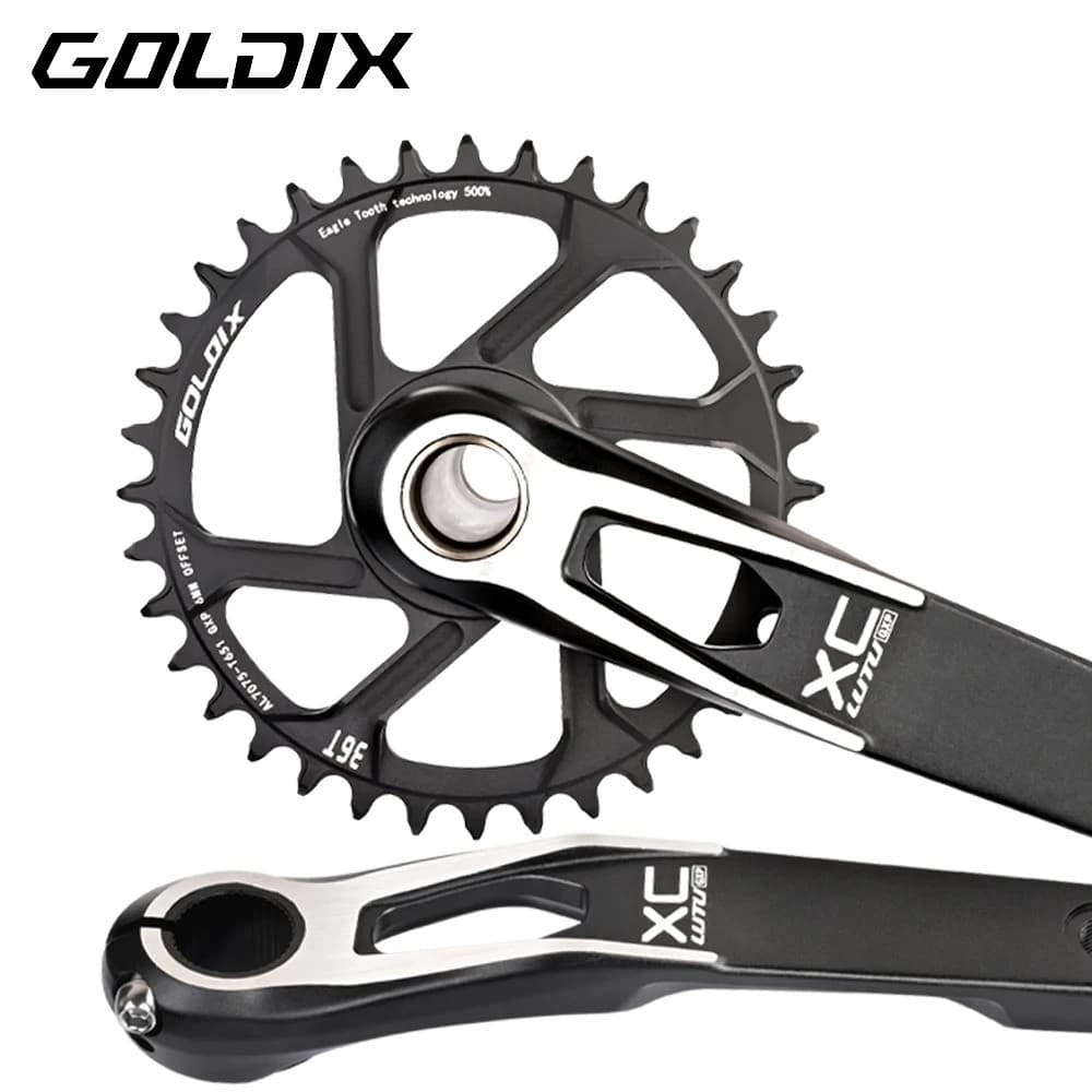 GOLDIX MTB Coroa De Bicicleta Estreita Larga Mountain Bike Roda Dentada 30T 32T 34T 36T 38T Para