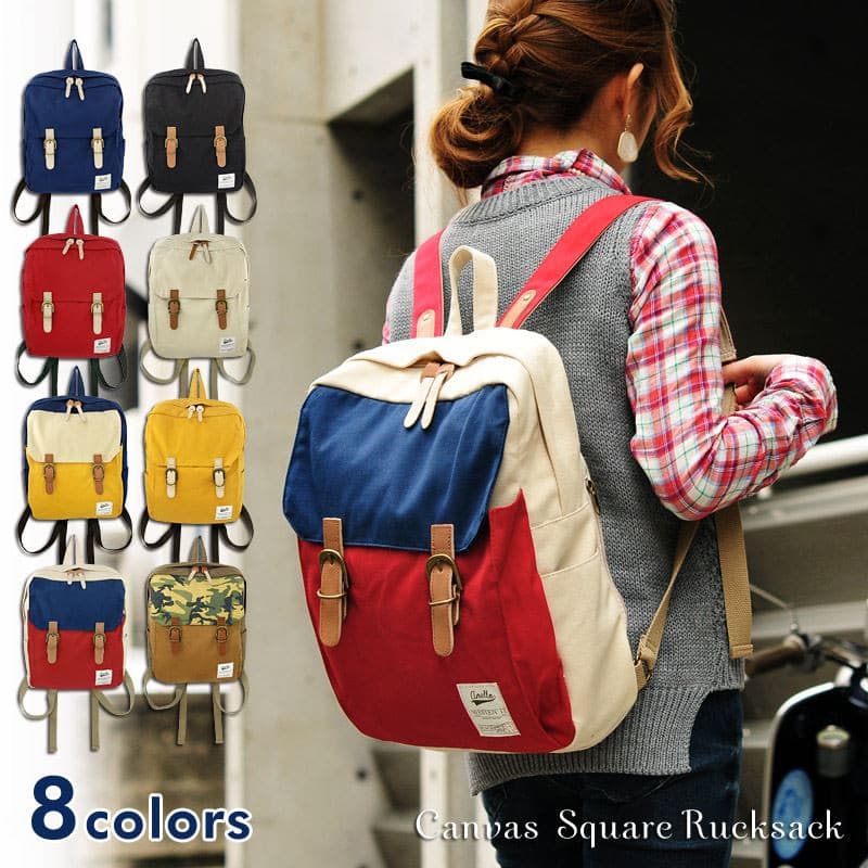 Japão comércio exterior pedido Original Retro lona estudante das mulheres dos homens mochila Casual casal saco de escola