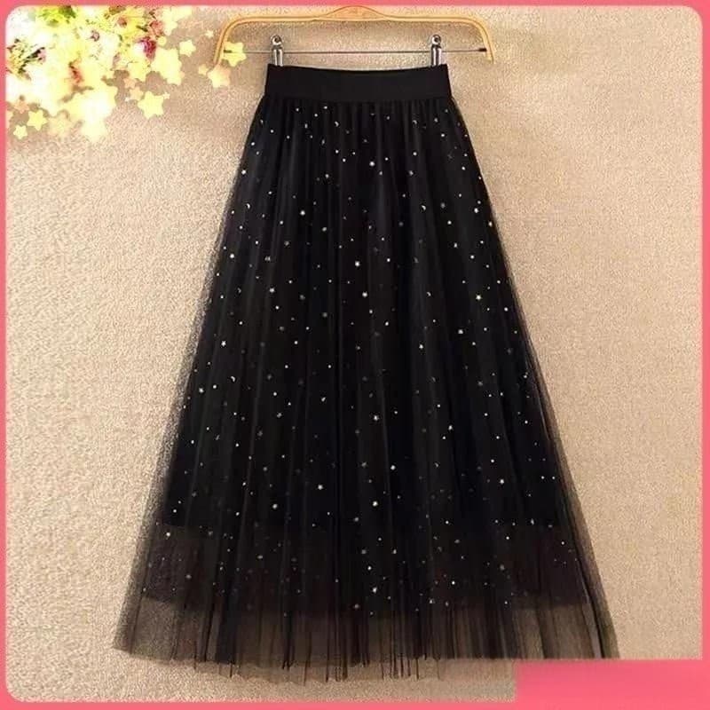Oferta Especial Saia De Tule Brilhante Moda Feminina Confortável Adulto Lered Elegante Nova Midi Pa