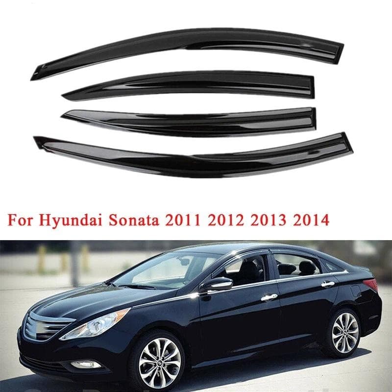 Janela Do Carro Viseira Toldo Abrigo Para Hyundai Sonata 2011 2012 2013 2014 Chuva Sol Fumaça Água Guarda Defletor Capa