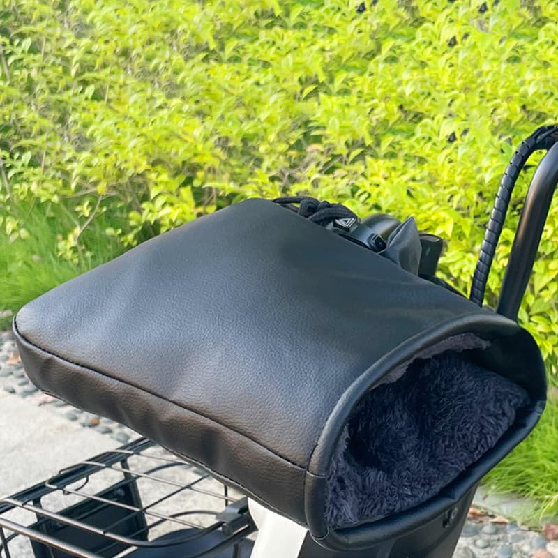 À Prova Dwaterproof Água Da Motocicleta Guiador Muffs Protetor De Mão Inverno Vento Engrossar Quente Térmico Móvel Lidar