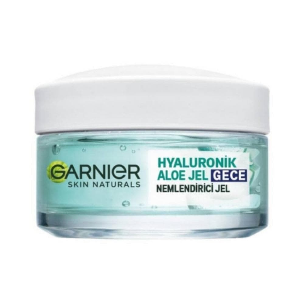 Garnier Skin Naturals Gel Noturno Hidratante com Ácido Hialurônico e Aloe, 50ml.