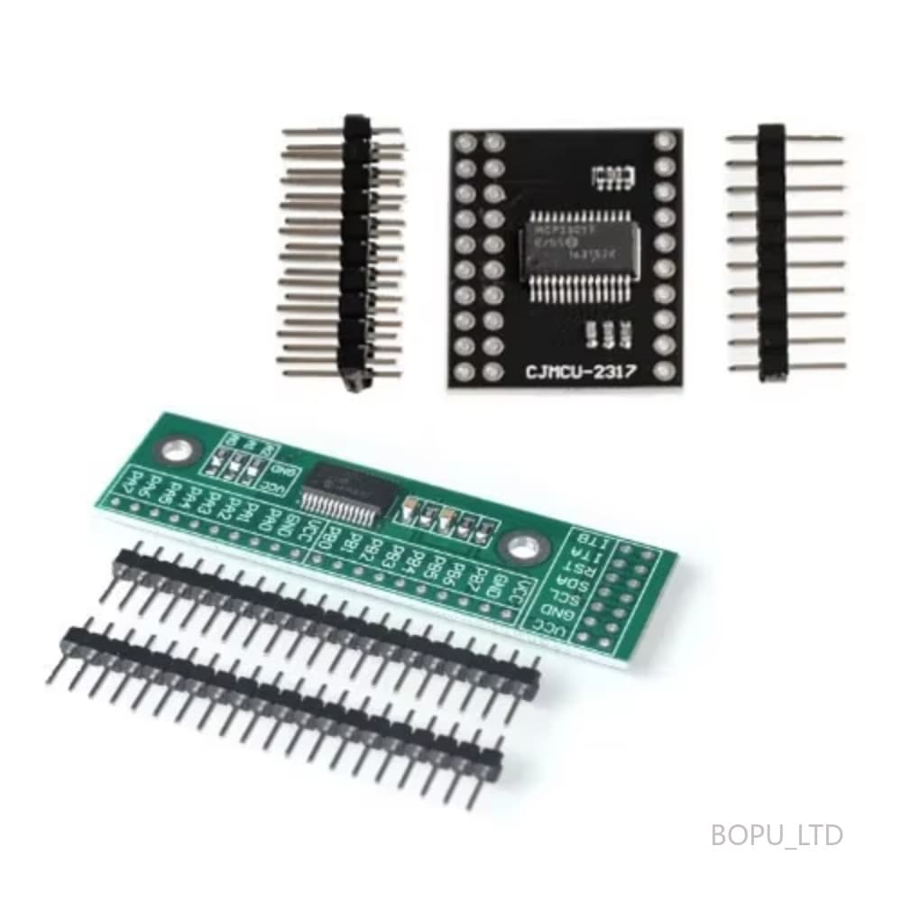 Interface MCP23017 I2C 16bit I/O Módulo De Extensão Placa De Pino IIC Para Conversor GIPO Fonte De Alimentação De Unidad