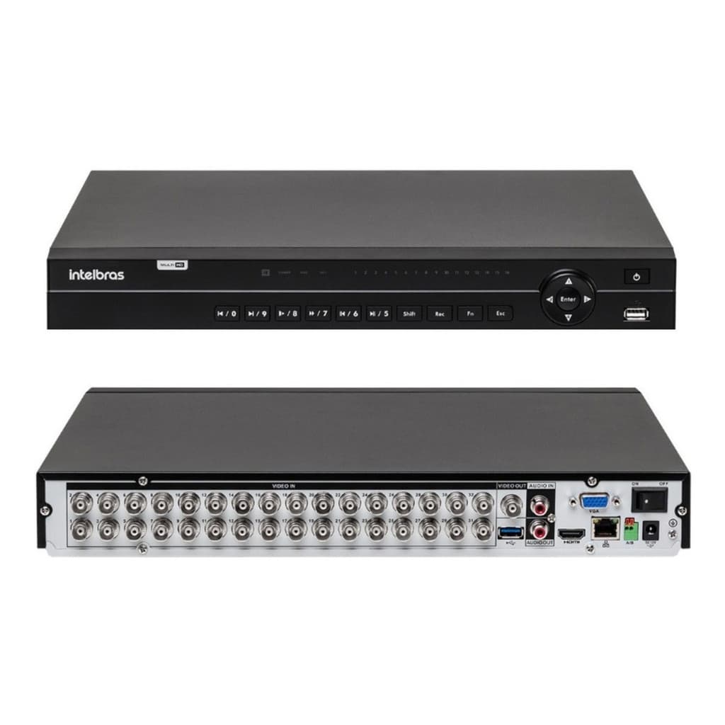 Dvr Gravador Multi Hd 32 Canais Full Hd Intelbras Mhdx 1232
