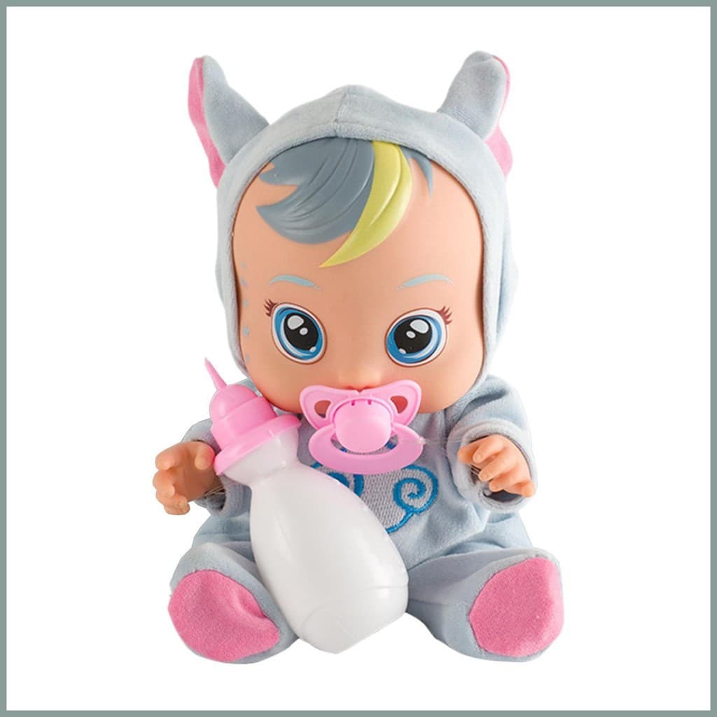 Bonecas Realistas Para Crianças Pequenas , Lindas Chorando Com Garrafa E Chupeta , Design De Meninas , yuneaph