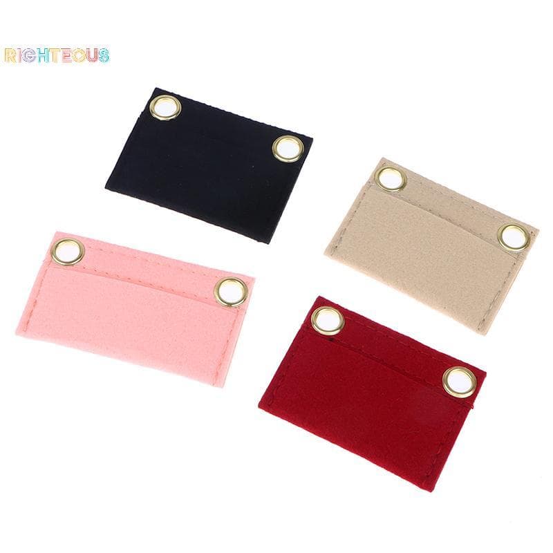 Rightrous 1Pc Bolsa Carteira De Feltro Forro Cartão Paage Camada Interna Adaptada Crossbody Saco Recipiente Interno Orga