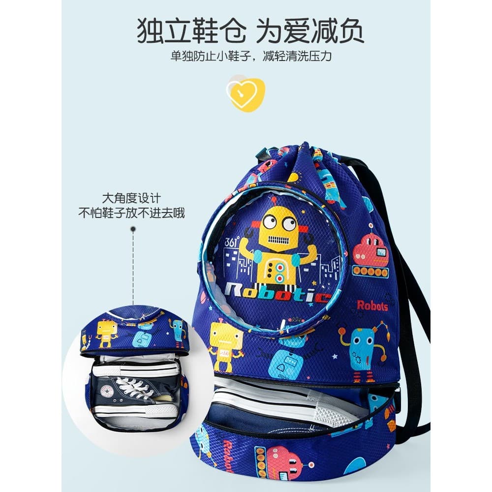 361 saco de natação crianças seco molhado separação natação saco de armazenamento à prova dwaterproof água mochila menin