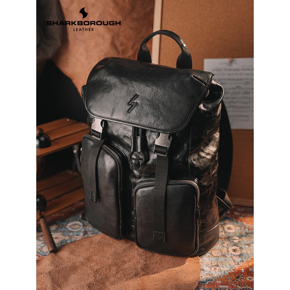 Mochila masculina mochila de couro genuíno saco de computador 2024 novo estilo primeira camada de couro Commuter america