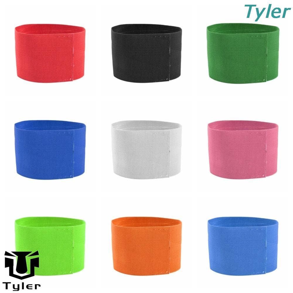 Braçadeira De Capitão De Futebol TYLER , Braçadeiras Antiderrapantes Ajustáveis , Esportiva Colorida Anti-offset