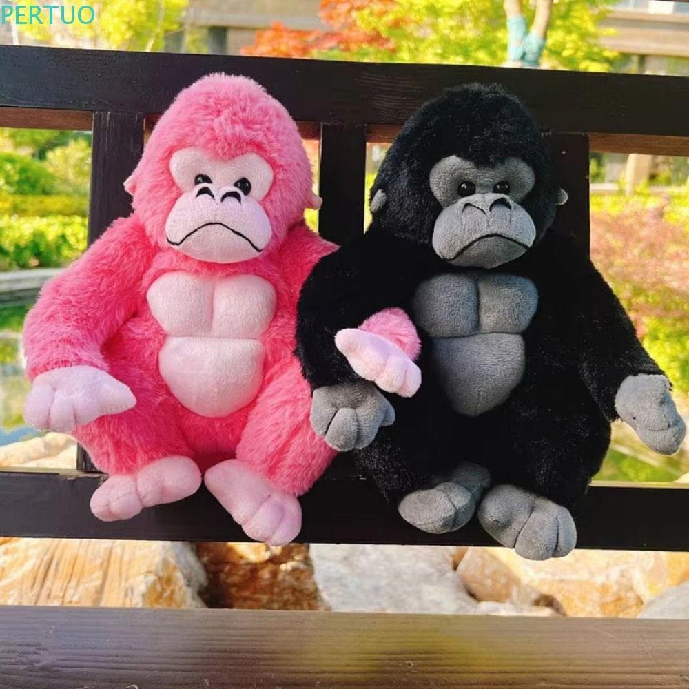 PORTSOUTLET Gorila Brinquedo De Pelúcia , Travesseiro Brinquedos Chimpanzé Orangotango Boneca Recheada , Animal Macaco