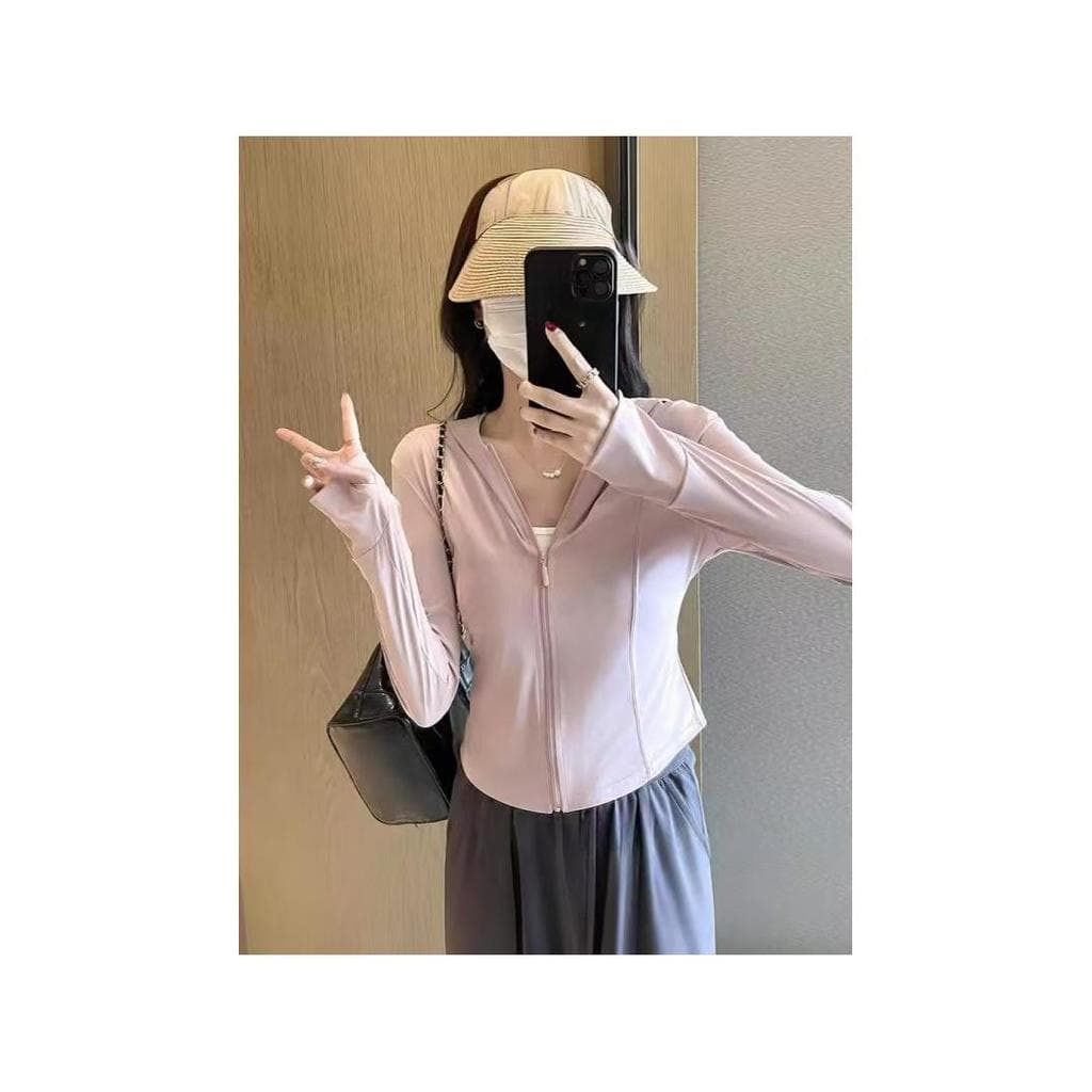 Roupas de proteção solar femininas verão gelo seda exterior Cardigan jaqueta de proteção solar feminina proteção ultravi
