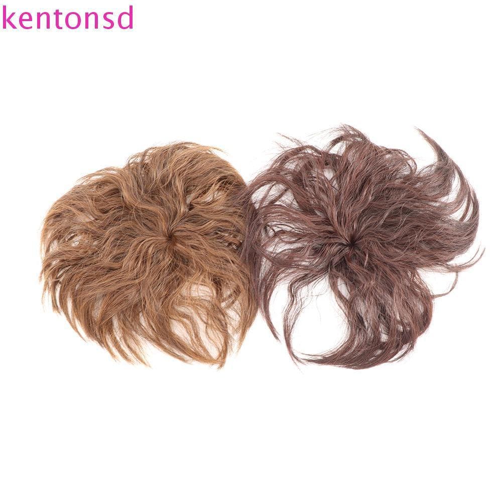 KENTONSD Cabeça Superior Peruca Bloco Encaracolado Aumentar O Volume Do Cabelo Preto Substituição Falso Franja Topper Pe