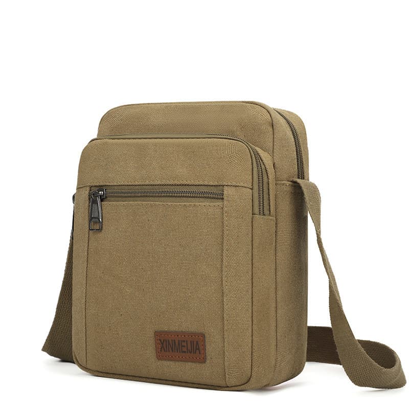 Bolsa de ombro masculina bolsa de lona Casual bolsa de negócios simples bolsa mensageiro novo estilo bolsa nova bolsa de