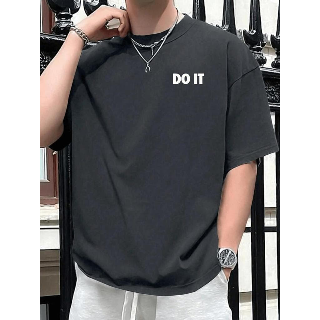 Camiseta Masculina DO IT Cores Terra Algodão Malha Premium Fio 30.1 Promoção Estampado