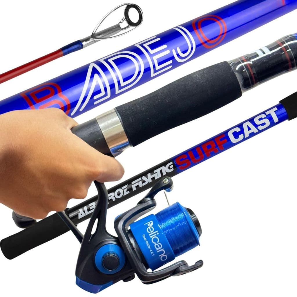 Kit Praia Albatroz Pelicano + Vara Badejo Surf 3,60m