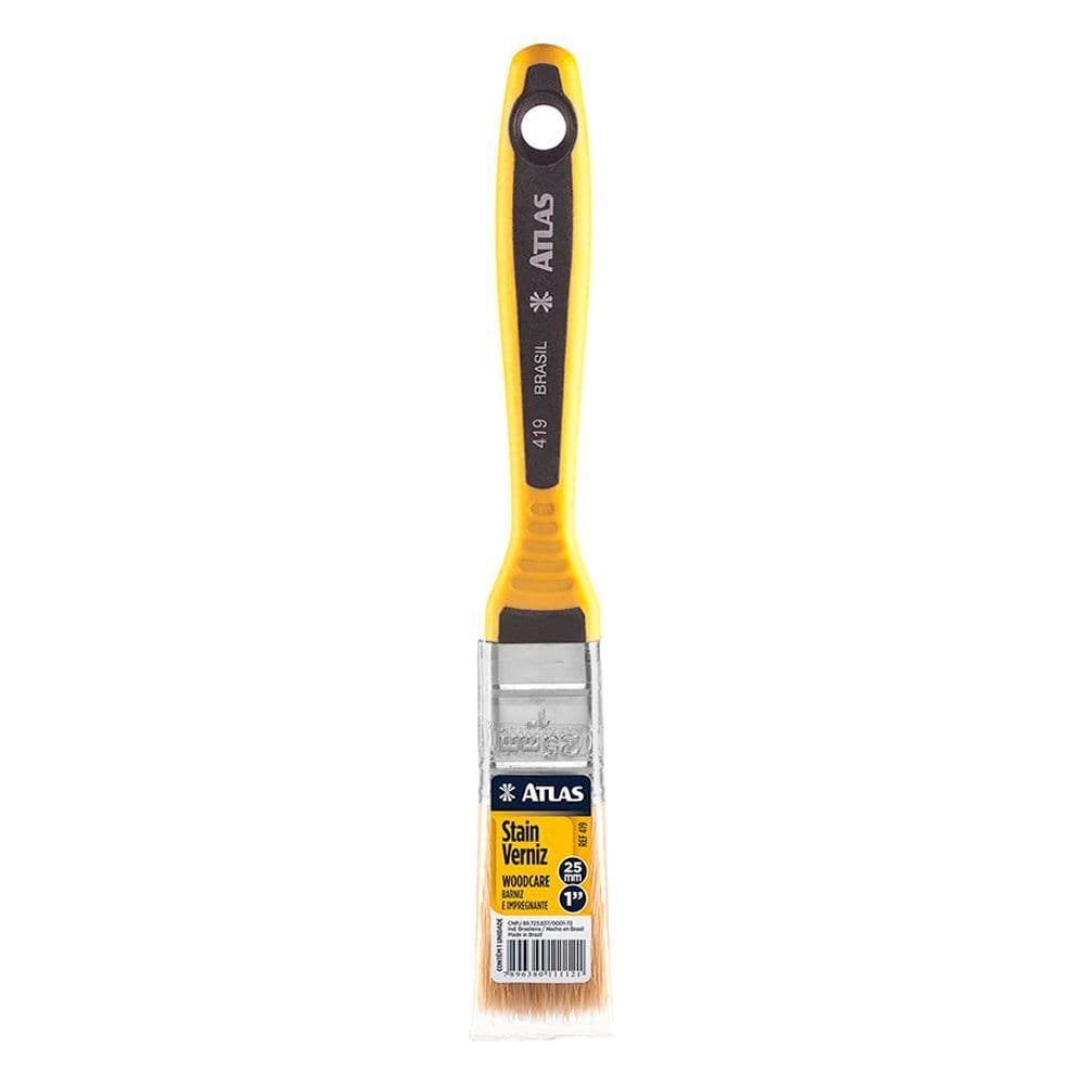 Pincel Stain Verniz 1" (25mm) 419/3 Atlas