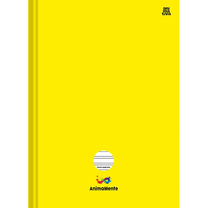 Caderno Brochura com Pauta Ampliada 80 folhas Animamente Cores