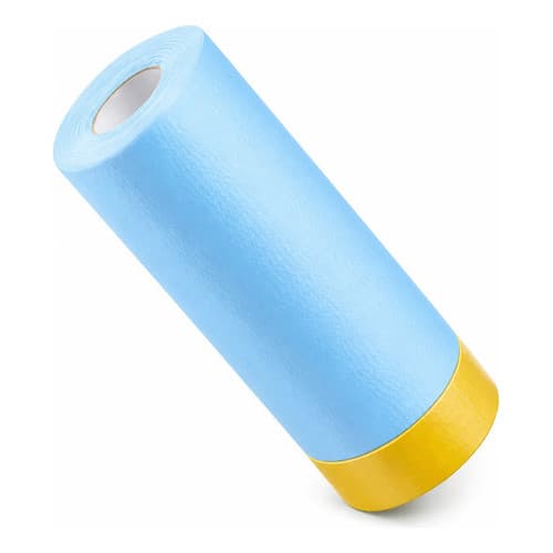 Mascara Plástica Eletrostática Salva Pintura 0,55cm X 25m Azul Fosco