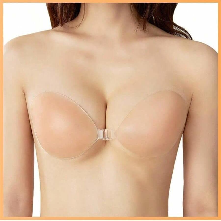 Sutiã Auto-Adesivo Silicone Invisível UnBra Aumenta E Levanta Seios