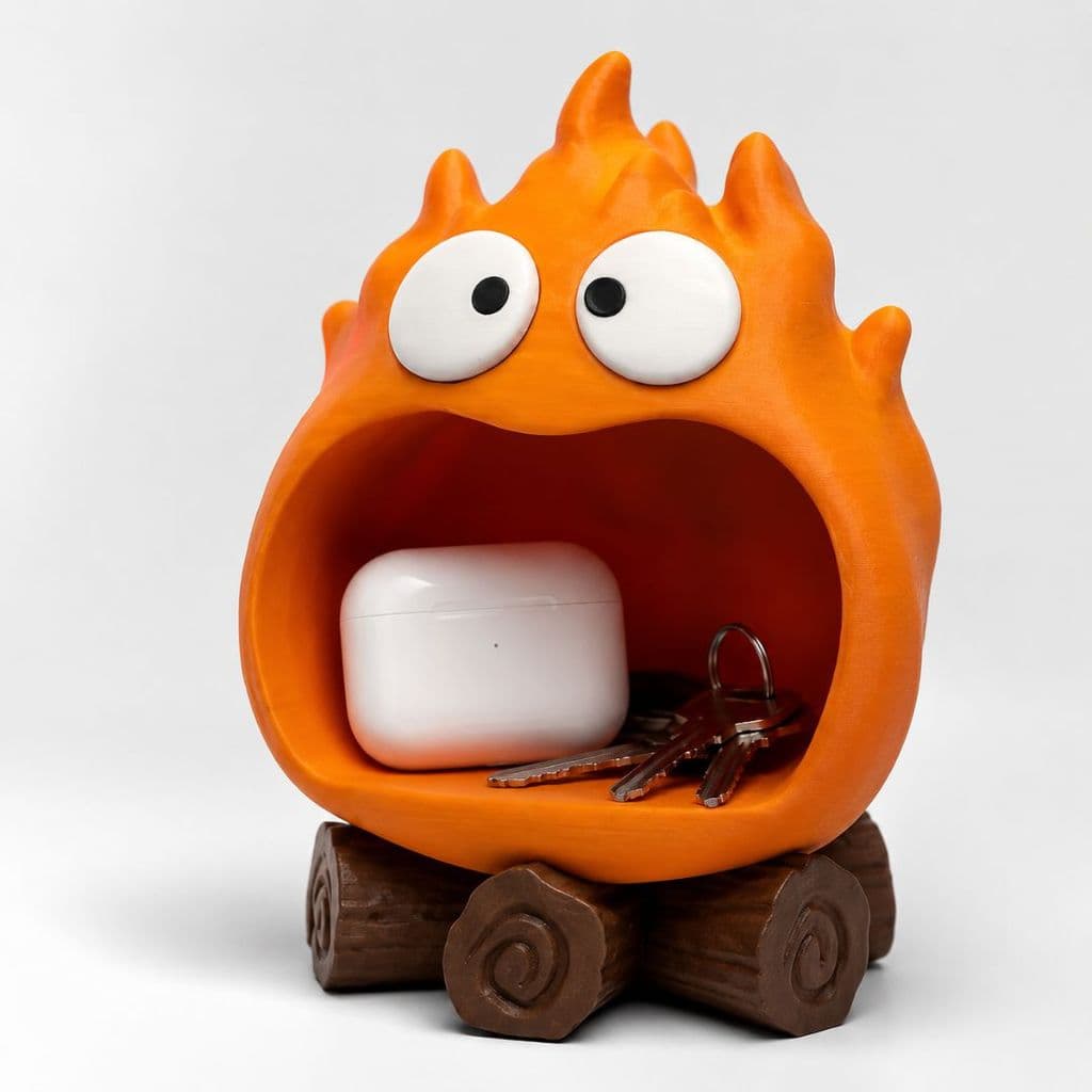 Porta Treco Calcifer Organizador De Mesa Decorativo Porta Objetos Home Office