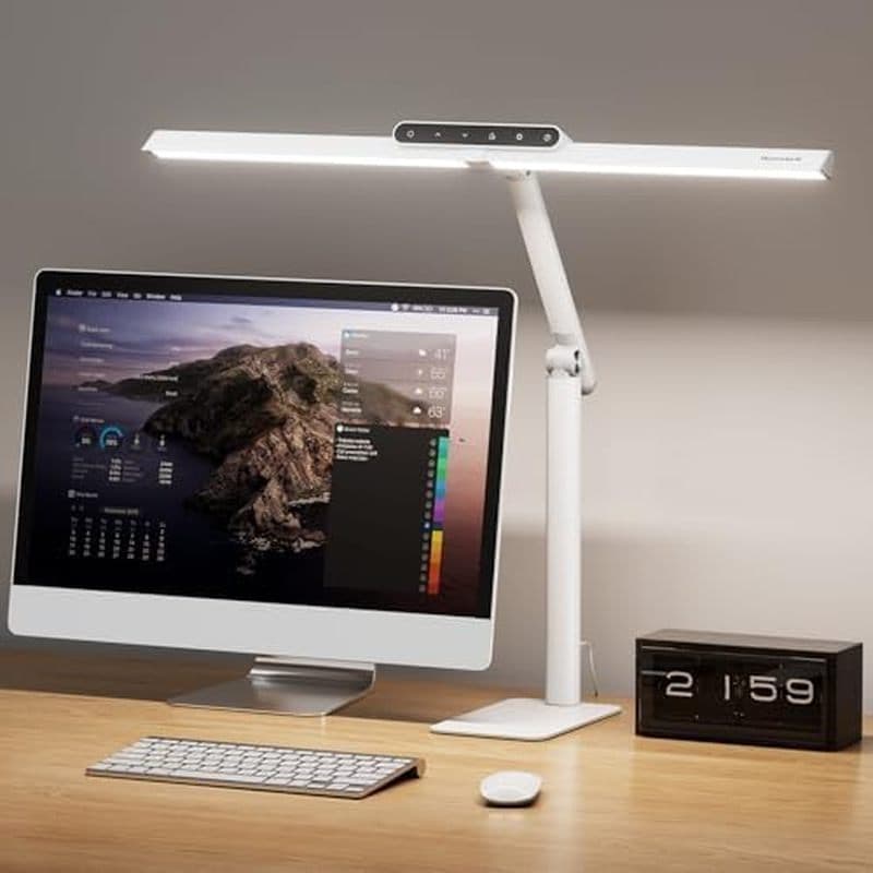Amplificador Com Base-HJ1WT Sunturalux Eye-Caring Architect Desk Lamp Para Home Office , 1200LM Luz De Mesa Computador 4