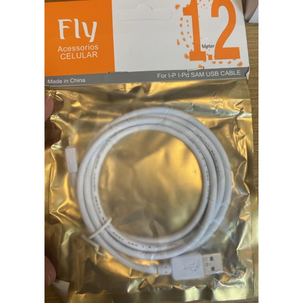Cabo USB Fly 1,2 Metros iPhone iPad