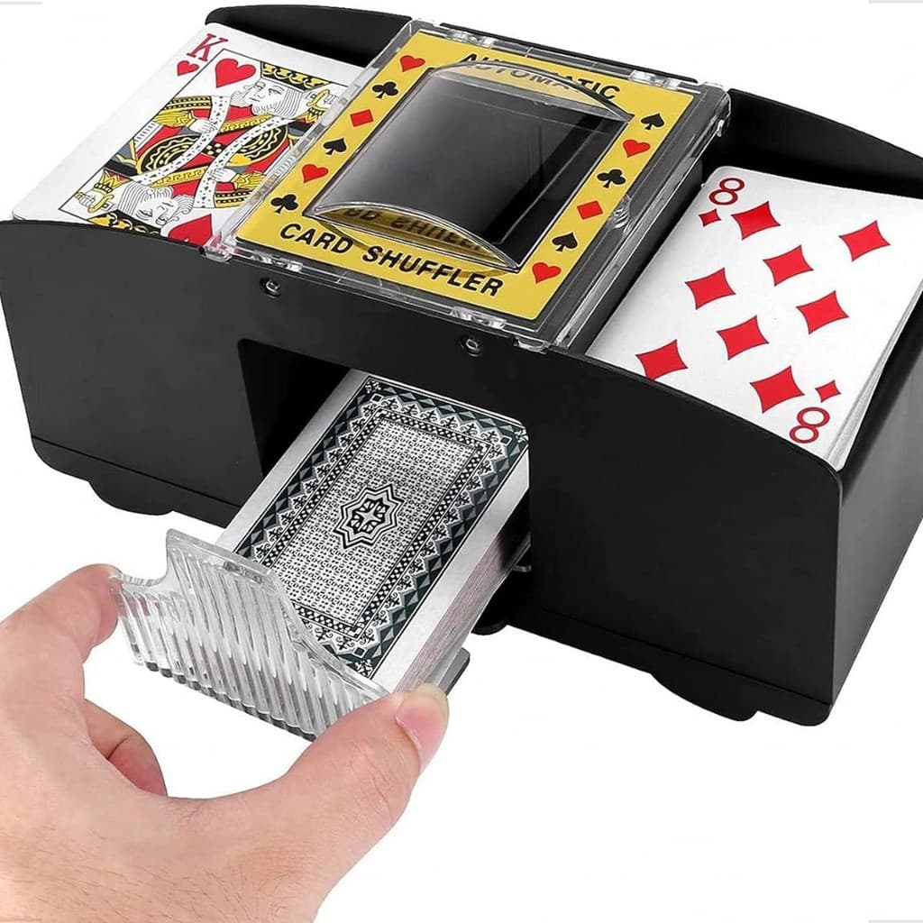 Embaralhador de Cartas DANTAS Automático 2 Baralhos Pilha Misturador Poker Truco Cartas Jogo Prático