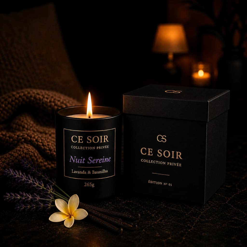 Vela Aromática Premium 265g Aroma Forte Sofisticado Luxo