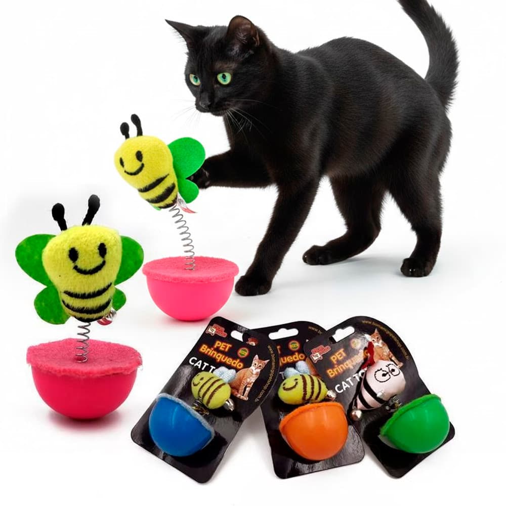 Brinquedo Cat Bee Para Gatos – Varinha Interativa Bom Amigo