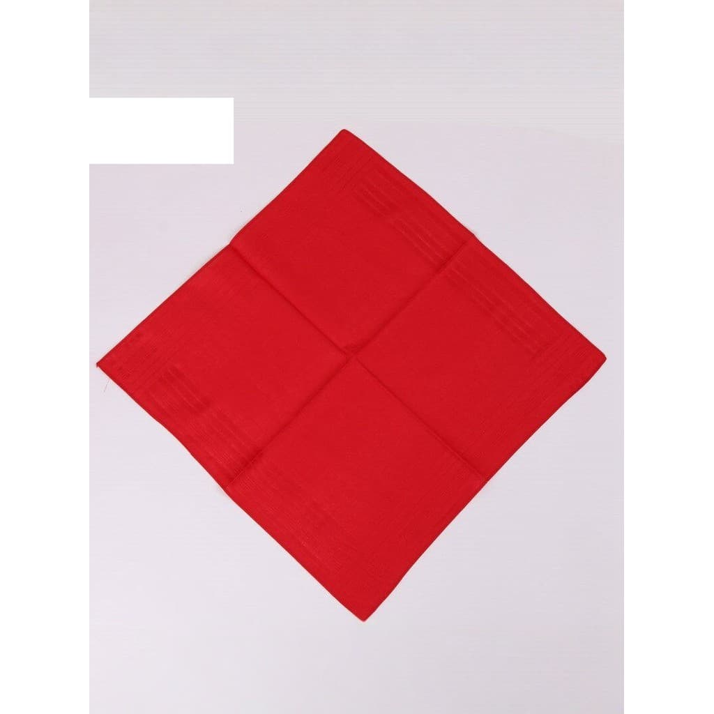 Cerca de 43cm algodão puro monocromático grande vermelho Hipa lenço de cetim lenço de casamento lenço vermelho grande le