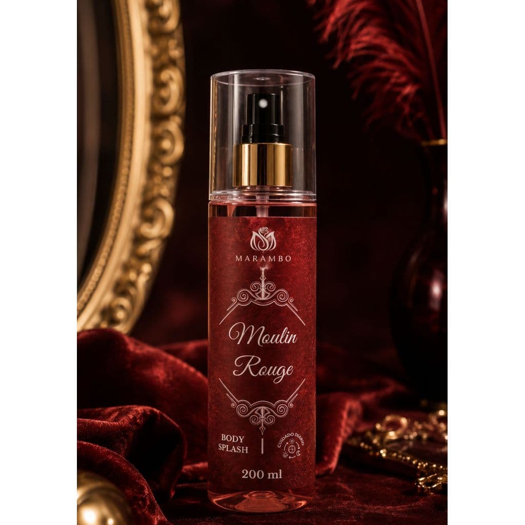 Body Splash Moulin Rouge 200ml – Inspirado no perfume Scandal