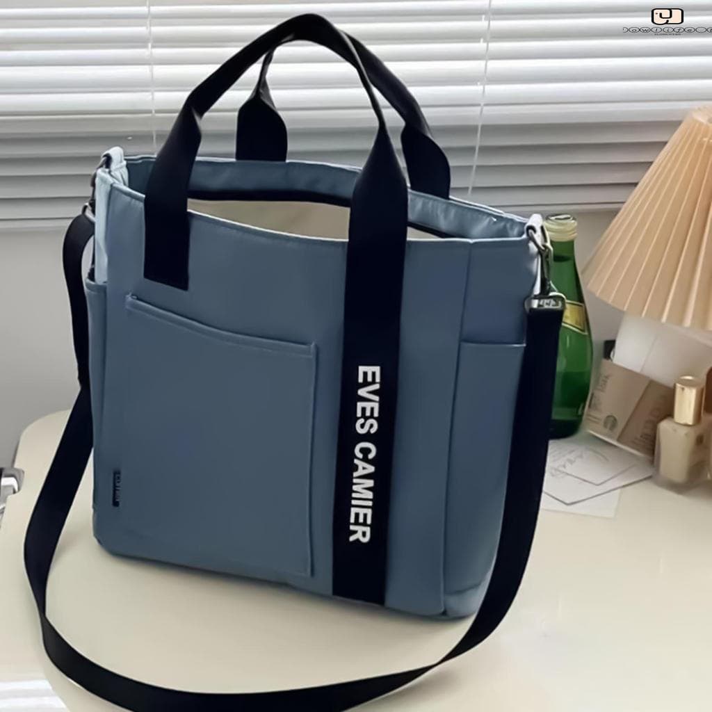 Bolsa De Lona Com Design À Prova D'água , Crossbody De Ombro Único , Lancheira Portátil Para Trabalho , Deslocamento , P