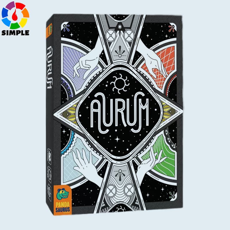 Pandasaurus Games Aurum Card Game - Competitive Trick-Taking Strategy Game for Kids and Adults