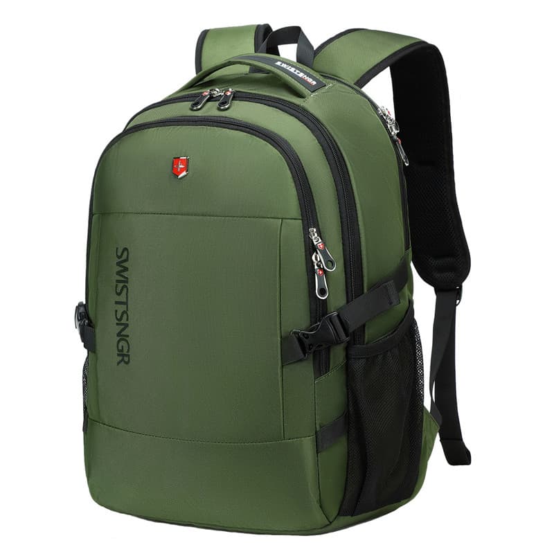 Mochila suíça masculina 2026, viagem de negócios, grande capacidade, viagem, montanhismo, computador, mochila, bolsa esc