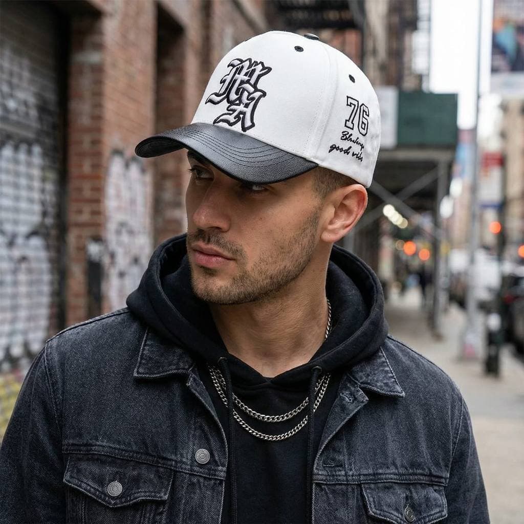 Boné Aba Curva Estilo Streetwear – Bordado 3D Premium – Ajustável Unissex Arimi
