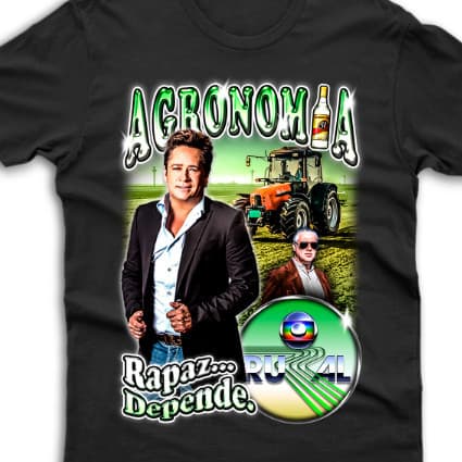 Camiseta Premium 30.1 Meme Estampa Divertida Agronomia Cantor Leonardo  Lançamento 2024 Envio rápido