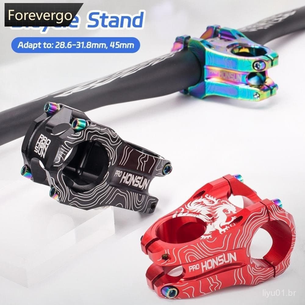 CNC Liga De Alumínio De Alta Resistência Peças De Bicicleta De Haste Curta Estrada 022 XC AM , 25.4mm , 28.6mm , 31.8mm