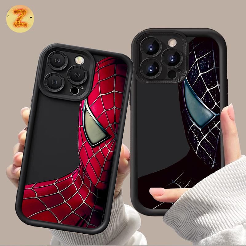 Capa Para iPhone 17 Pro Max 17Air 16 15 13 11 14 12 11 Xs XR Meio Homem-Aranha ZBCase