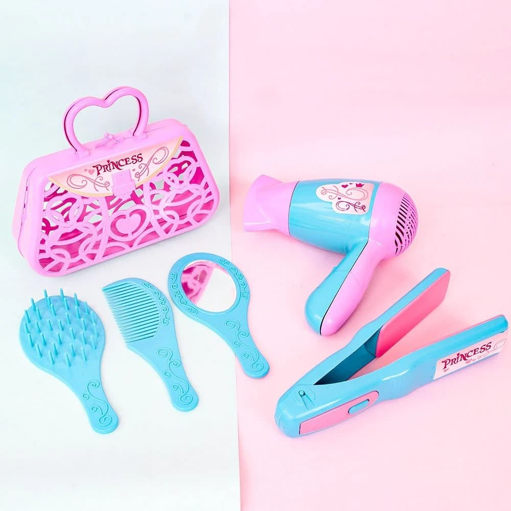CONJUNTO BELEZA BOLSINHA COM ACESSORIOS, CHAPINHA E SECADOR
