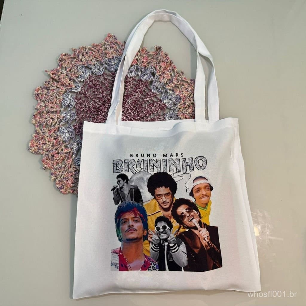 Sacola/Bolsa Ecobag Bruno Mars
