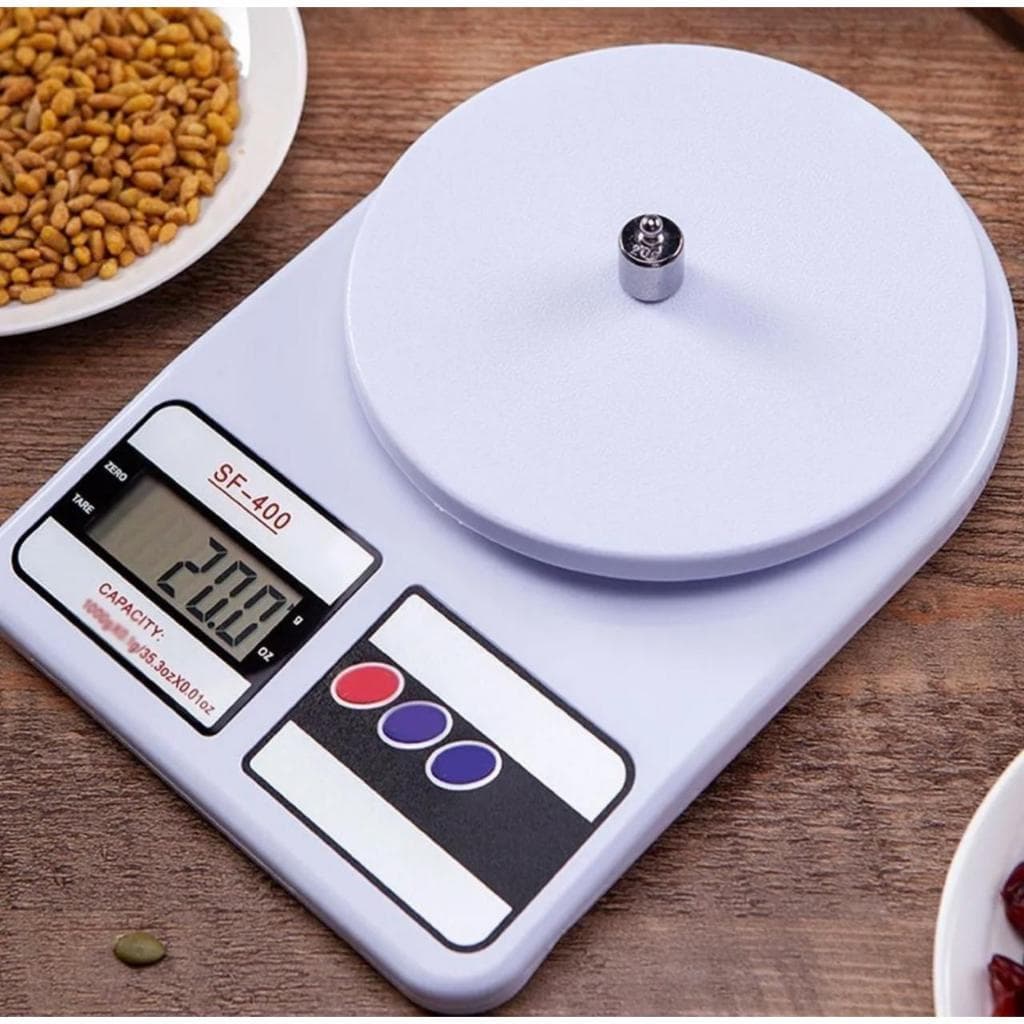 Balança Digital de Cozinha de Precisão 1g a 10Kg SF400 - Nutrição e Dieta