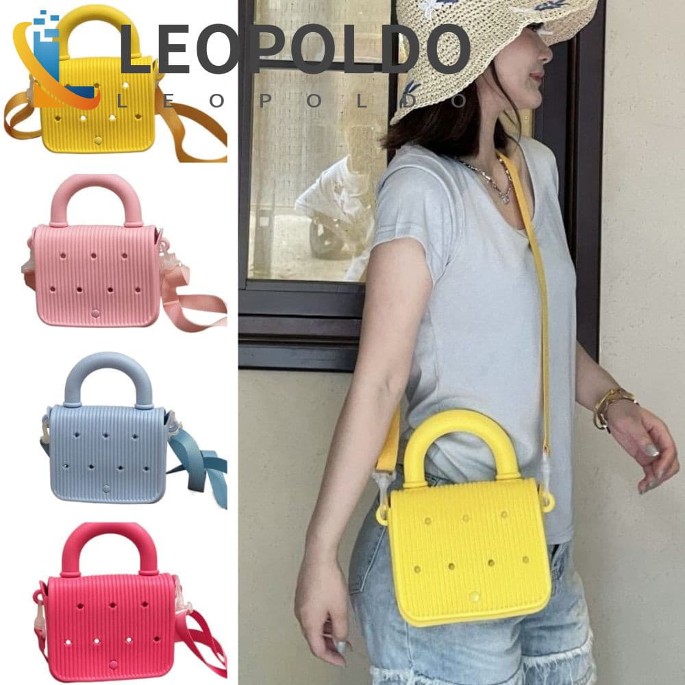 Bolsas LEOPOLDO EVA Com Furo , Bolsa De Praia Impermeável Antiderrapante À Prova De Areia Ombro Pequena Alça Superior DI