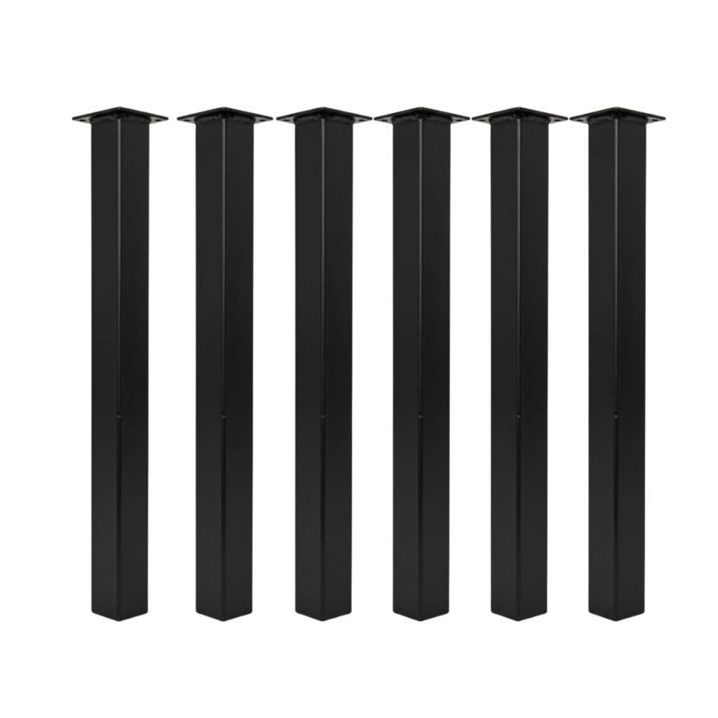 Kit 4 Pés Para Mesa Altura 45cm Cannes Slim Móveis Aço