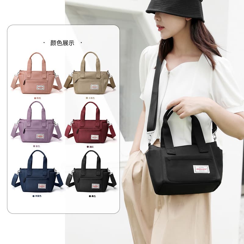 Versão coreana All-Match saco do mensageiro Casual grande capacidade bolsa feminina bolsa repelente de água